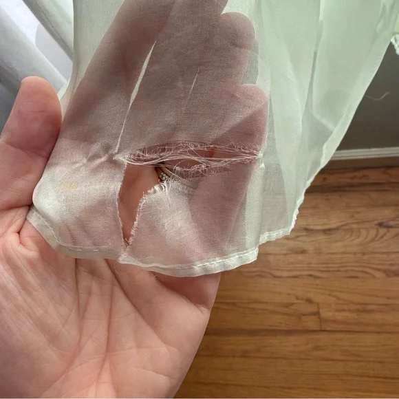 Kamperett Mae dress in mint organza - Picture 13 of 14